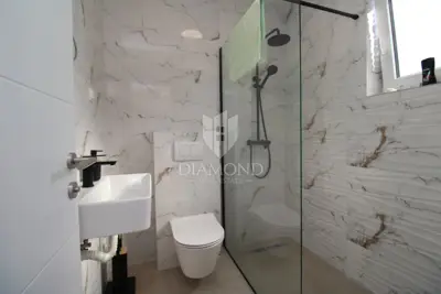 Dvojna vila 158 m², Krk - Okolica, bazen i panoramski pogled na more - 14