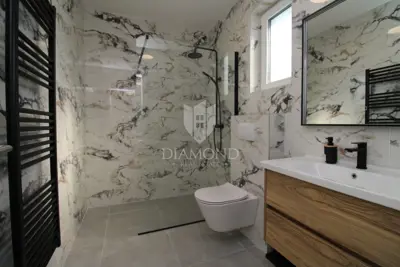 Dvojna vila 158 m², Krk - Okolica, bazen i panoramski pogled na more - 20