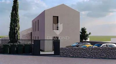 Building plot 1,313 m², Sveti Lovreč - permit for a semi-detached house - 3
