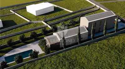 Building plot 1,313 m², Sveti Lovreč - permit for a semi-detached house - 5