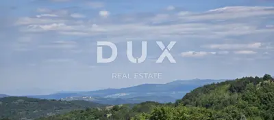Zemljište, Stari Pazin - otvoren pogled na Učku i zelenilo