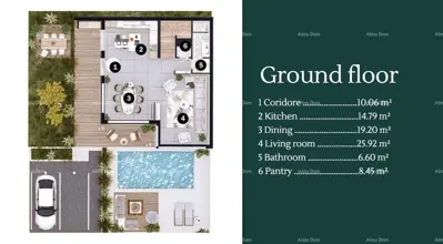 Villa 249 m², Lovrečica, Pool und Terrasse 57 m² - 2