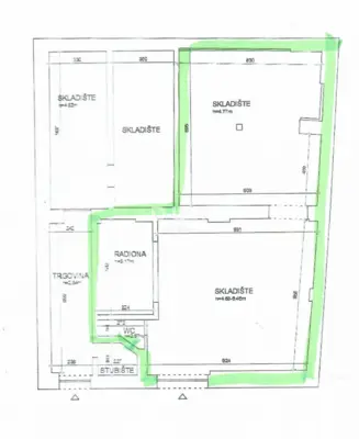 RIJEKA, CENTAR – poslovni prostor 174m², skladište u prizemlju i parki - 10
