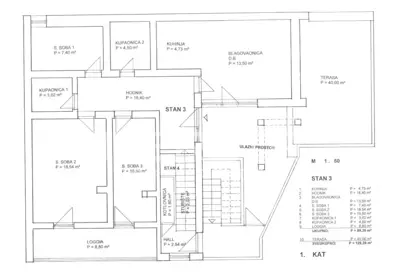 Prodaja, Stan, Srednjaci, Drniška, 4s, 76 m² - 14