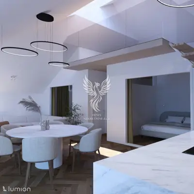 Apartment 151 m², Crnica, first row to the sea and view of the old town center - 14
