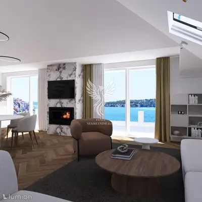 Apartment 151 m², Crnica, first row to the sea and view of the old town center - 10