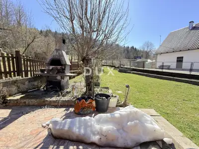 Doppelhaus 110 m², Brestova Draga - Terrasse und Hof - 11