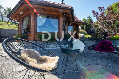 Holzvilla in Kupjak, Pool, Wellness und Blick auf die Berge - 4