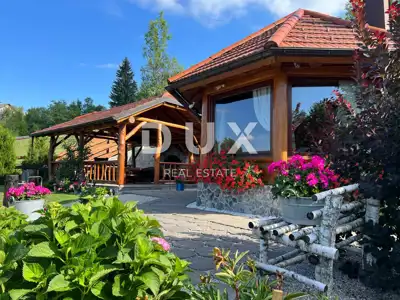 Holzvilla in Kupjak, Pool, Wellness und Blick auf die Berge - 6