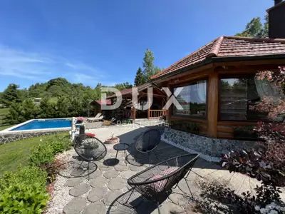 Holzvilla in Kupjak, Pool, Wellness und Blick auf die Berge - 8