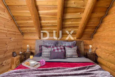 Holzvilla in Kupjak, Pool, Wellness und Blick auf die Berge - 17