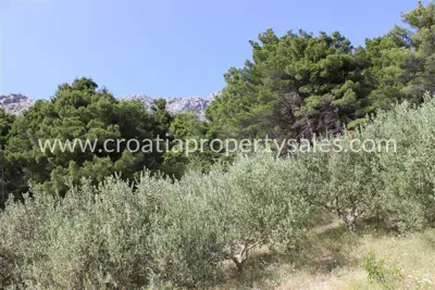 Grundstück 4 040 m², Omiš - Panoramablick auf das Meer und die Inseln - 6