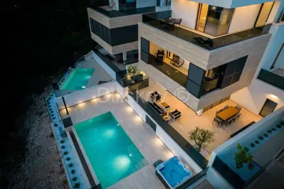 Vila 254 m², Komarna, bazen i panoramski pogled na more - 22