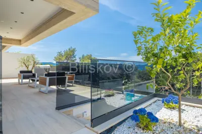 Vila 254 m², Komarna, bazen i panoramski pogled na more - 18