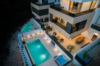 Villa 254 m², Komarna, pool and panoramic sea view - 22