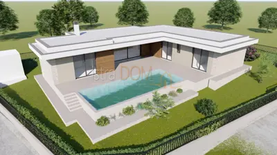 Građevinsko zemljište 759 m², Galižana - dozvola za vilu s bazenom