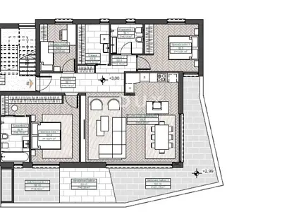 Apartment 112 m², Ičići - 2 bedrooms, terrace and pool - 5