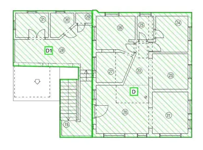 Poreč – musalež, verkauf einer wohnung mit gallerie und parkplatz