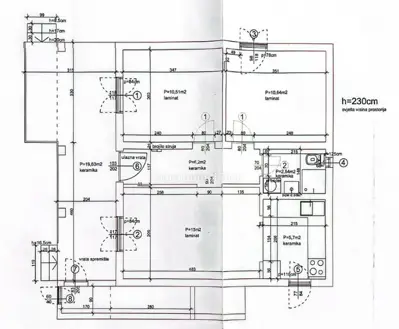 Stan 52 m², Stara Novalja - 2 spavaće sobe, terasa - 21