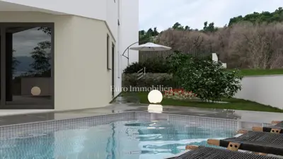 Apartman 101 m², Vrbnik - okućnica i vlastiti bazen - 4