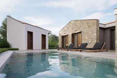 Haus 143 m², Draguzeti - steinerne ebenerdige Immobilie mit Pool - 2