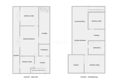 Duplexwohnung 154,67 m², Črnomerec - Kustošija, Terrasse und Hof - 22