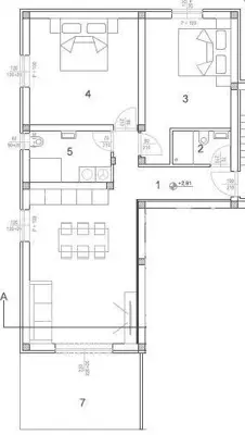 Apartment 81 m², Novigrad - 2 bedrooms, terrace - 5