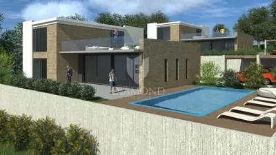 Land, Poreč - building permit and two villas with a pool - 2