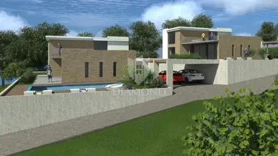 Land, Poreč - building permit and two villas with a pool - 8
