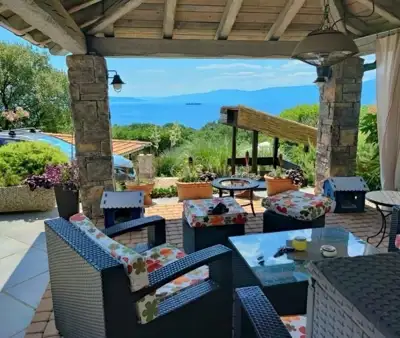 House in Kostrena, pool and view of Kvarner - 2