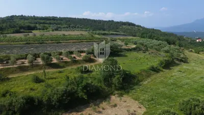 Building and agricultural land, Pićan 12,337 m², view of the hills - 4