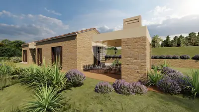 Building and agricultural land, Pićan 12,337 m², view of the hills - 19