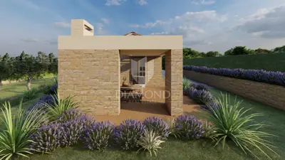 Building and agricultural land, Pićan 12,337 m², view of the hills - 21
