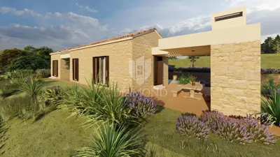 Building and agricultural land, Pićan 12,337 m², view of the hills - 17