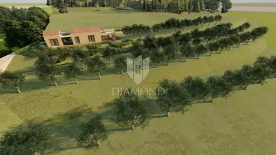 Building and agricultural land, Pićan 12,337 m², view of the hills - 15