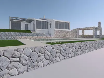 Otok Krk, Njivice, kuća s pogledom na more, mirna lokacija - 7