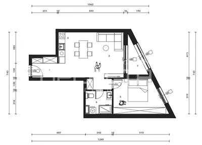 Prodaja, Stan, Črnomerec, Kuniščak, 2s, 52 m² - 2