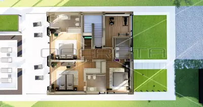 Villa 204 m², Kukci near Poreč, sea view - 25
