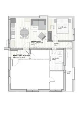 Apartmanska kuća 281 m², Podgora - 50 m od mora - 9