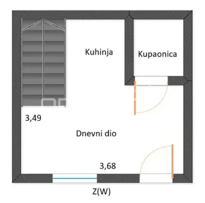 Stan 24 m², Maksimir - dvoetažni u dvorištu - 7