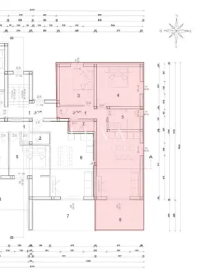 Stan 78 m², Novigrad - pogled na more i terasa 10 m² - 2