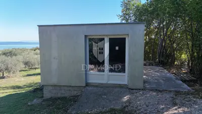 Maslinik 6.138 m², Drenje, Raša - panoramski pogled na more - 3