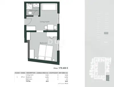 Apartment 27.6 m², Crikvenica - luxury complex by the sea - 4