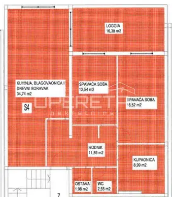 Stan 101 m², Čiovo - prvi red do mora - 19
