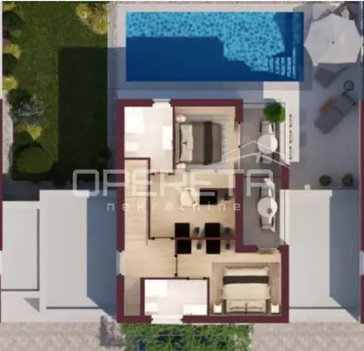 Poreč, surroundings - modern terraced house - 6