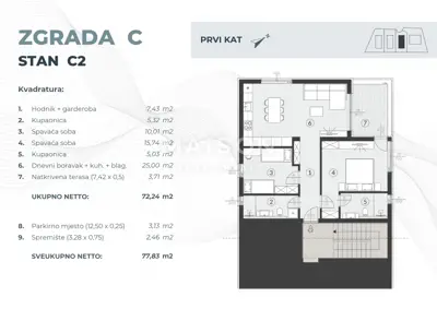 Apartment C2 - Building C (First floor) - 7