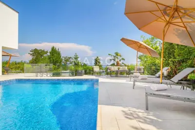 Villa, Opatija Kosićevo, Meerblick und ruhige Umgebung
