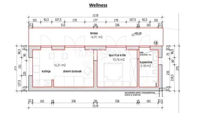 Vila, Opatija Kosićevo, pogled na more i mirno okruženje - 23