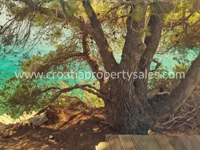 Landwirtschaftsfläche 4.700 m², Otok Hvar - erste Reihe zum Meer - 4
