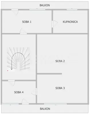 For sale, Zagreb, Pantovčak, semi-detached house, 8 VPM, garden - 23